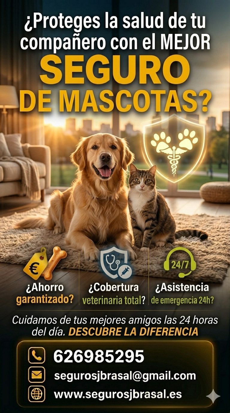 Seguro de Mascotas JBRASAL Toledo Madrid